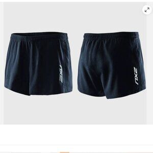 NEW 2XU Women's Active Black Run Short, Large